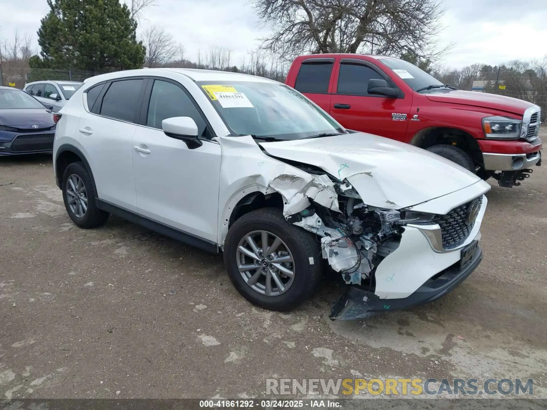 1 Photograph of a damaged car JM3KFBCM8P0187510 MAZDA CX-5 2023
