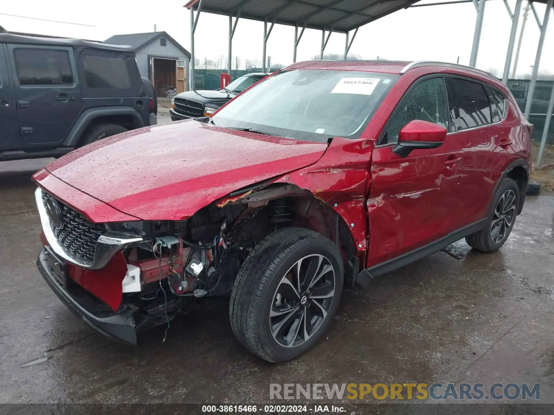 2 Photograph of a damaged car JM3KFBDM4P0147200 MAZDA CX-5 2023