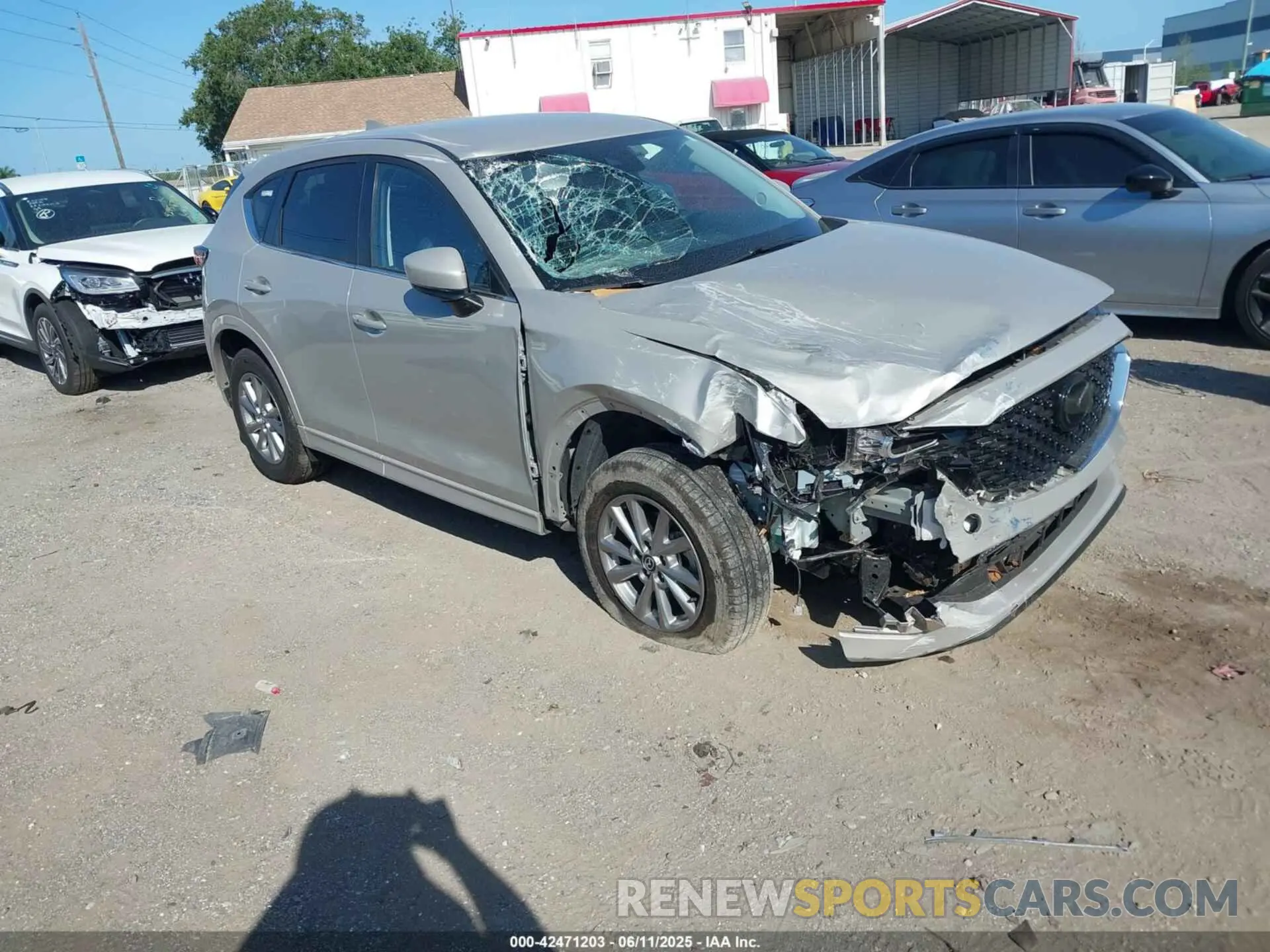 1 Photograph of a damaged car JM3KFBBL2R0400382 MAZDA CX-5 2024