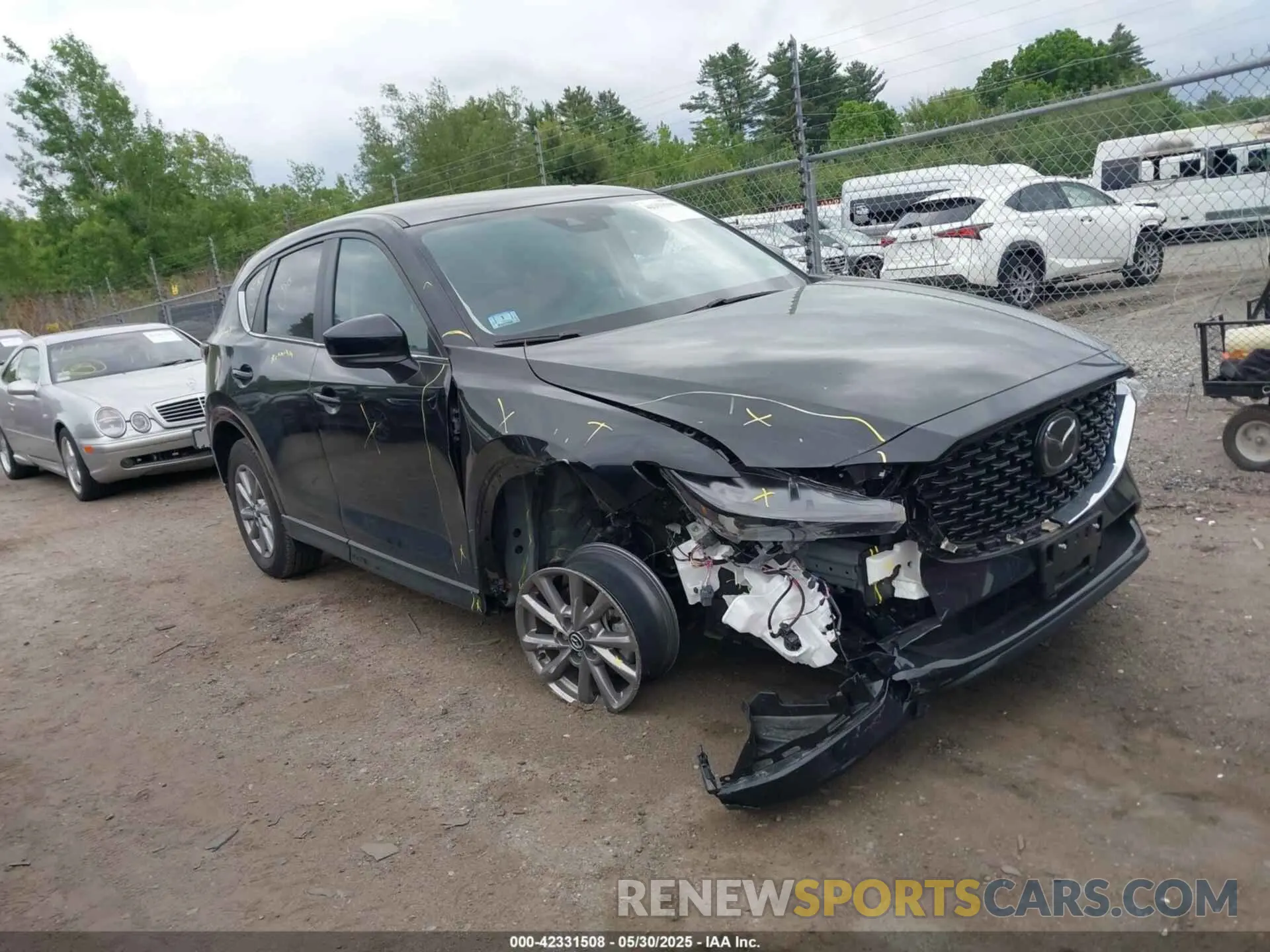 1 Photograph of a damaged car JM3KFBBL6R0433482 MAZDA CX-5 2024