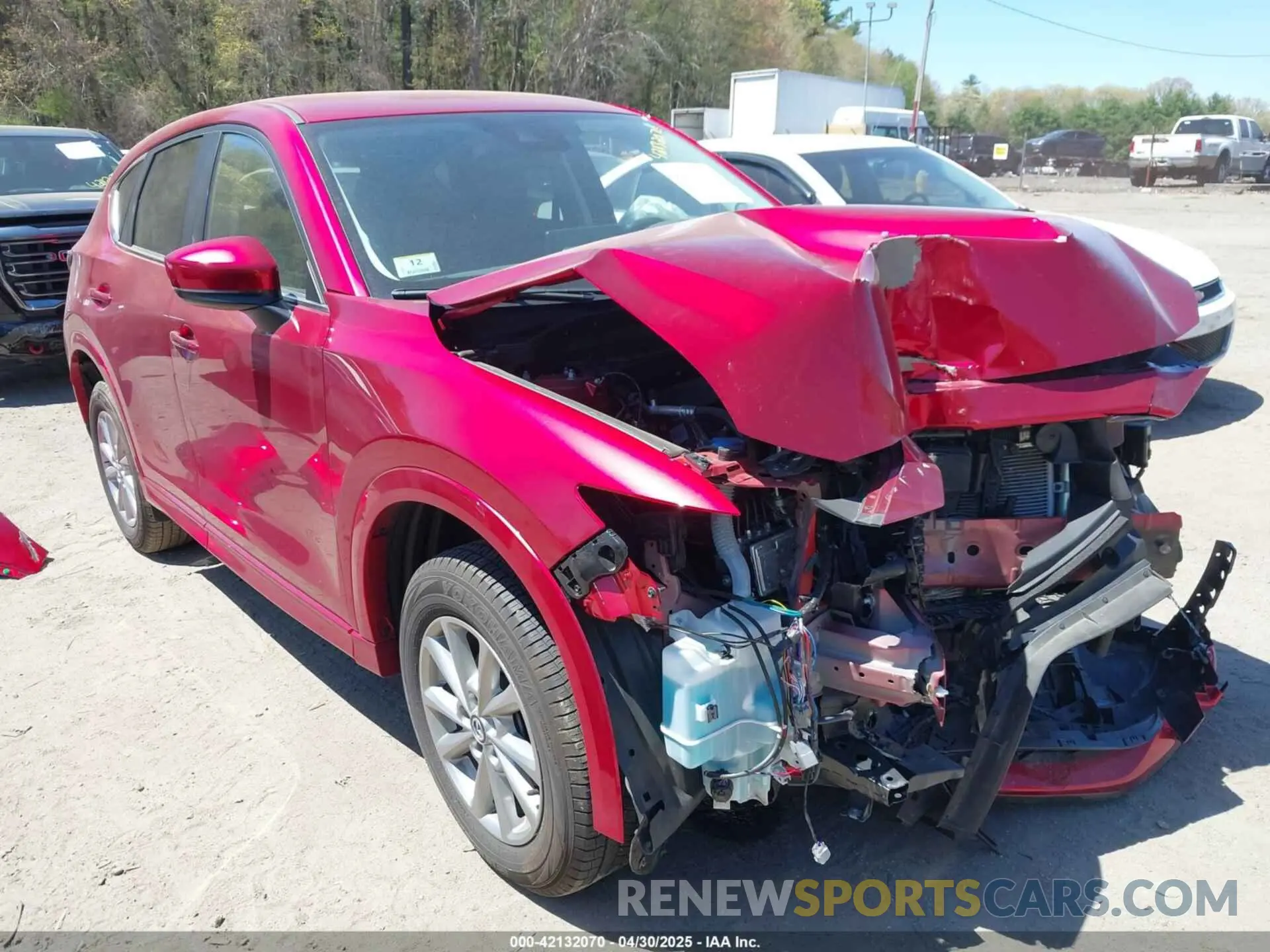 1 Photograph of a damaged car JM3KFBBLXR0413591 MAZDA CX-5 2024