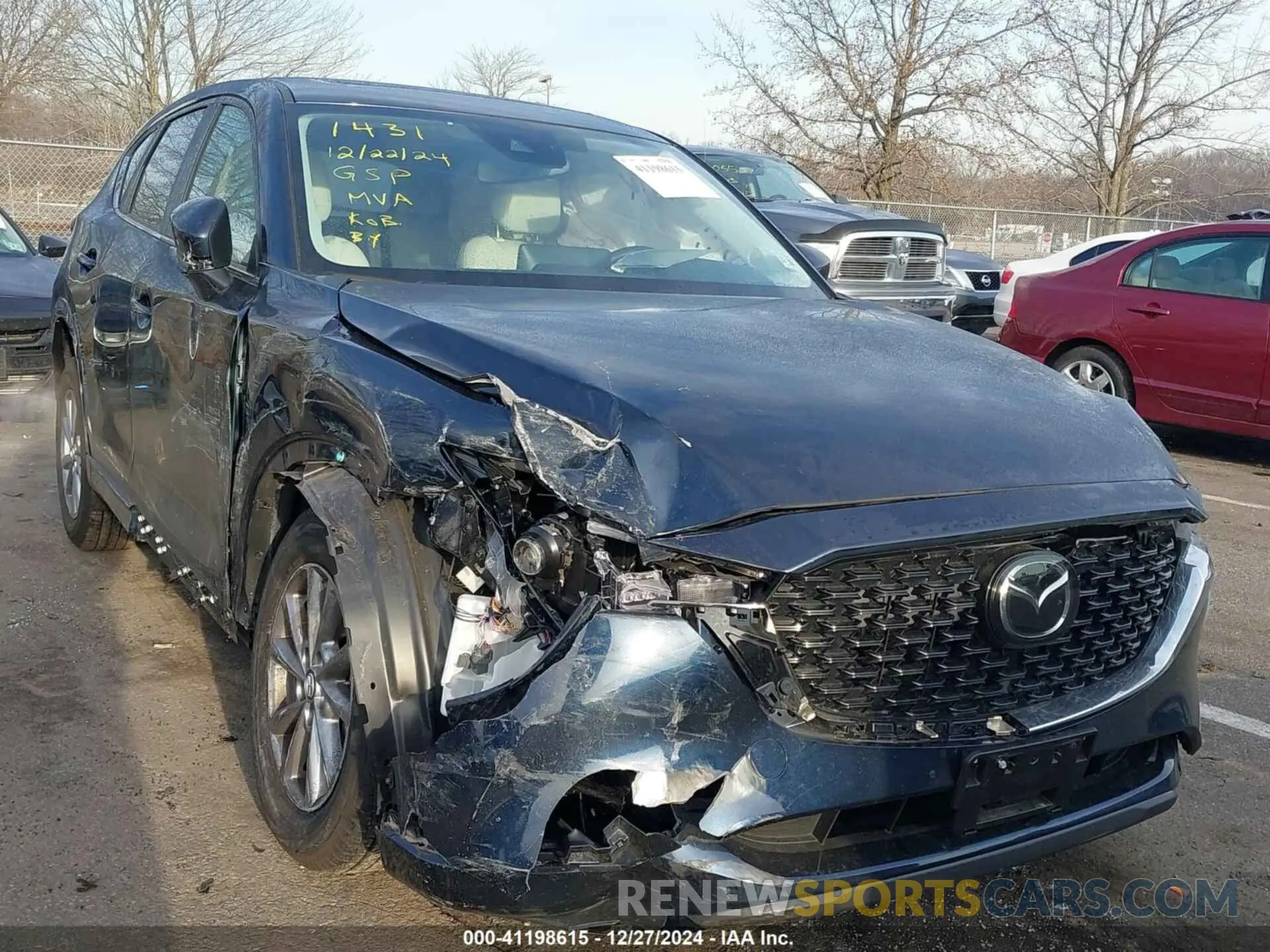 1 Photograph of a damaged car JM3KFBCM6R0401431 MAZDA CX-5 2024