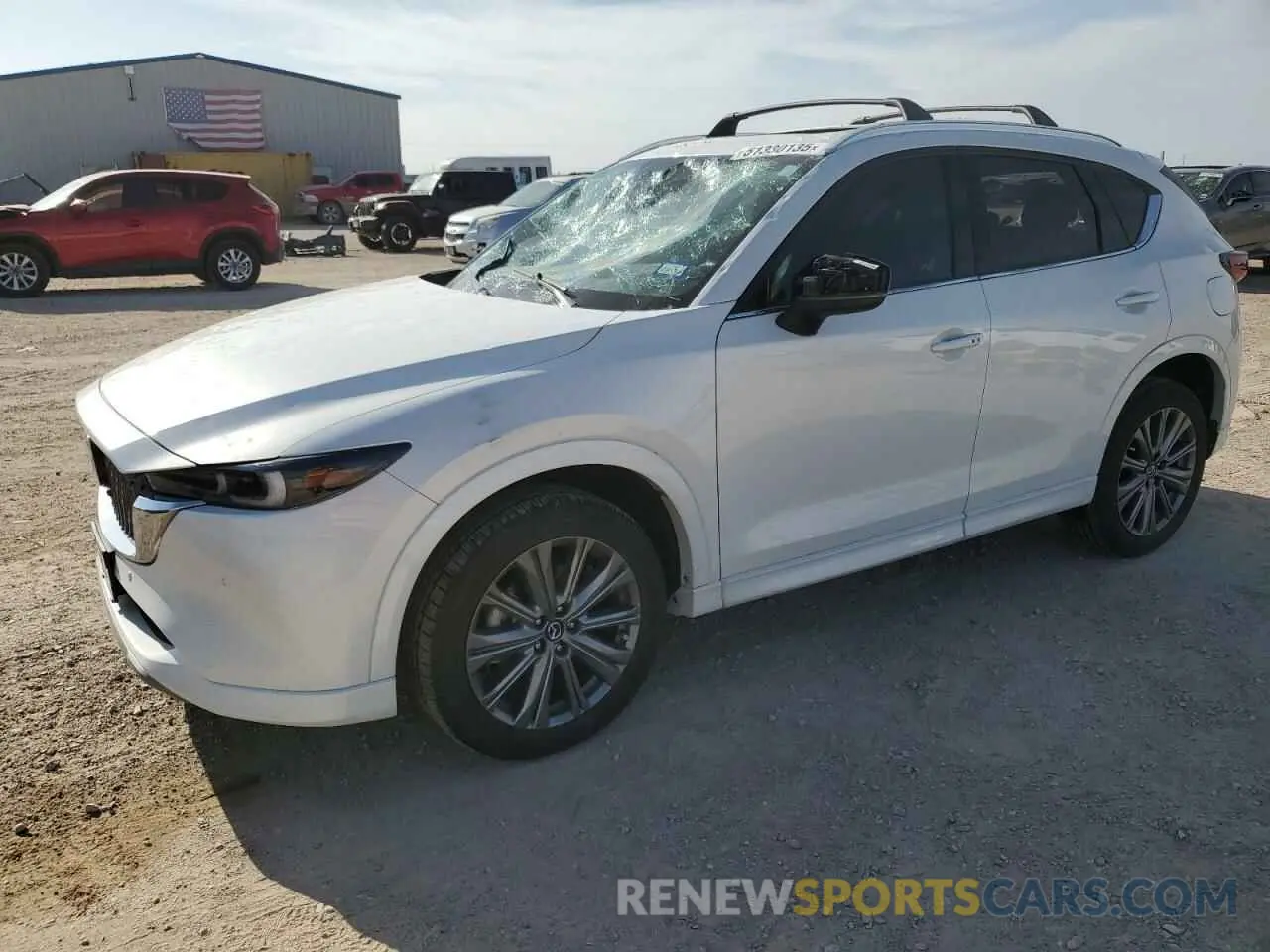 1 Photograph of a damaged car JM3KFBXY3R0378526 MAZDA CX-5 2024