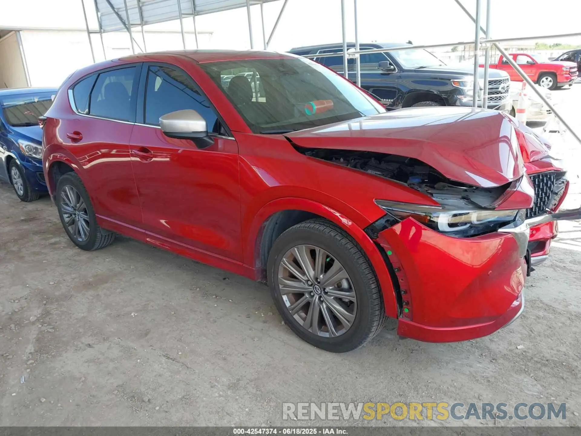 1 Photograph of a damaged car JM3KFBXY4R0376090 MAZDA CX-5 2024