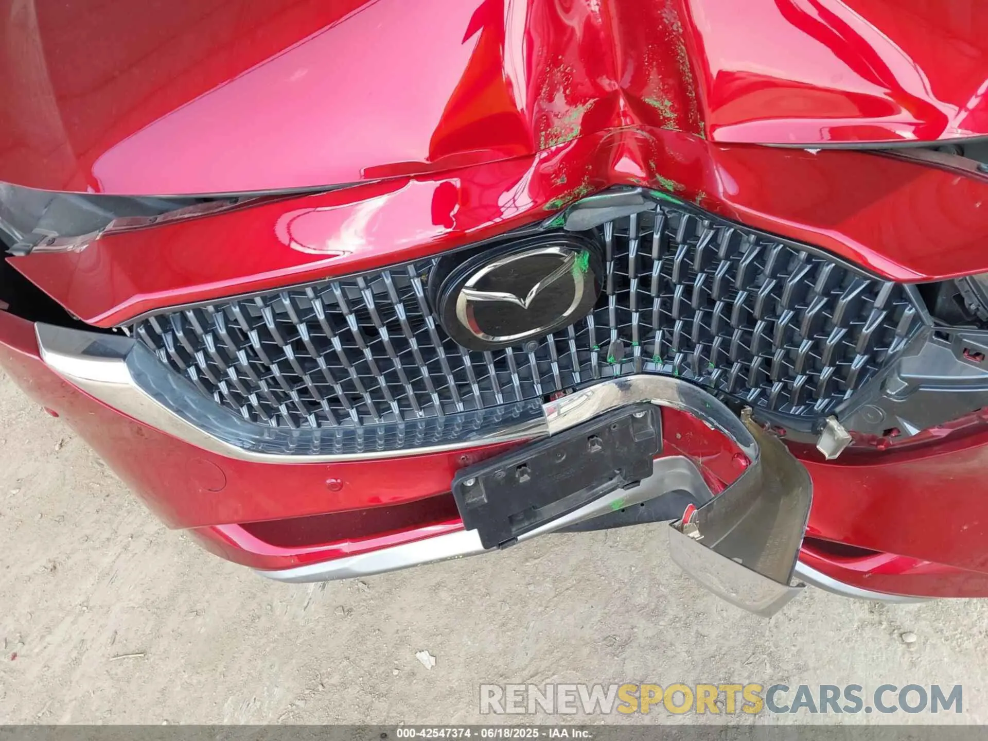 6 Photograph of a damaged car JM3KFBXY4R0376090 MAZDA CX-5 2024