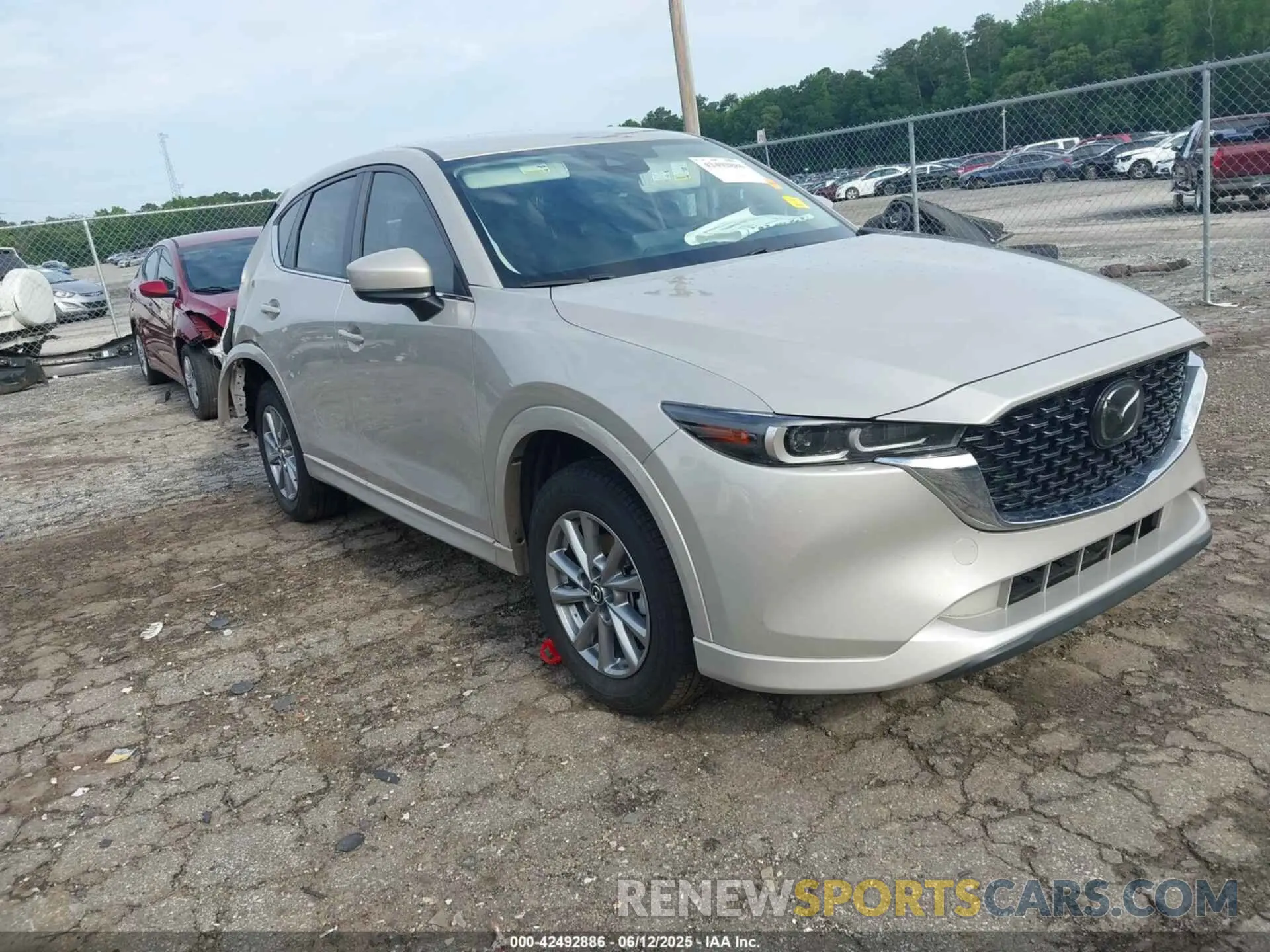 1 Photograph of a damaged car JM3KFBBLXS0566588 MAZDA CX-5 2025