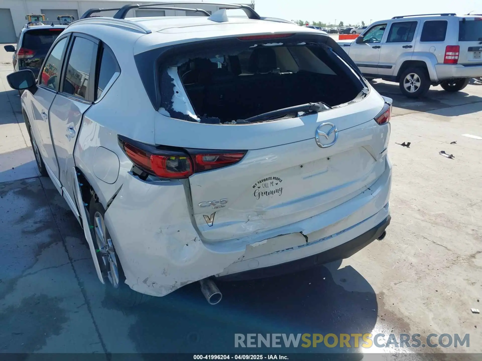 6 Photograph of a damaged car JM3KFBCL0S0571653 MAZDA CX-5 2025