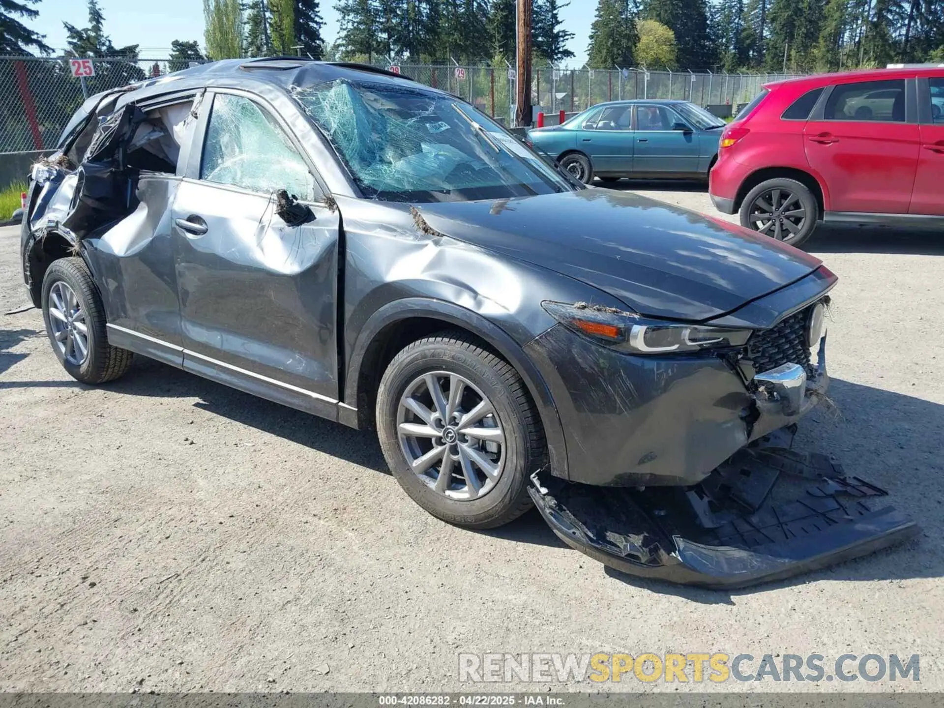 1 Photograph of a damaged car JM3KFBCL8S0603670 MAZDA CX-5 2025