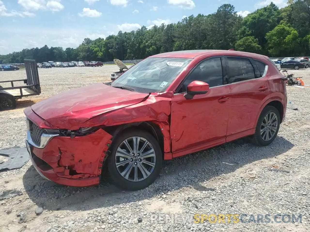 1 Photograph of a damaged car JM3KFBXY5S0544437 MAZDA CX-5 2025