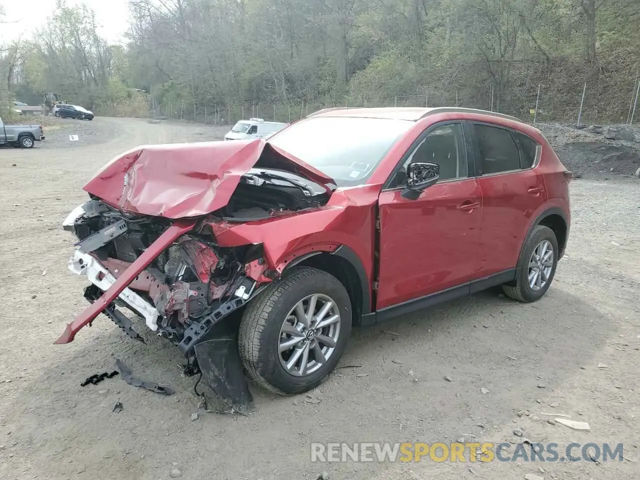 1 Photograph of a damaged car JM3KFBCM2N0648407 MAZDA CX-5 PREFE 2022