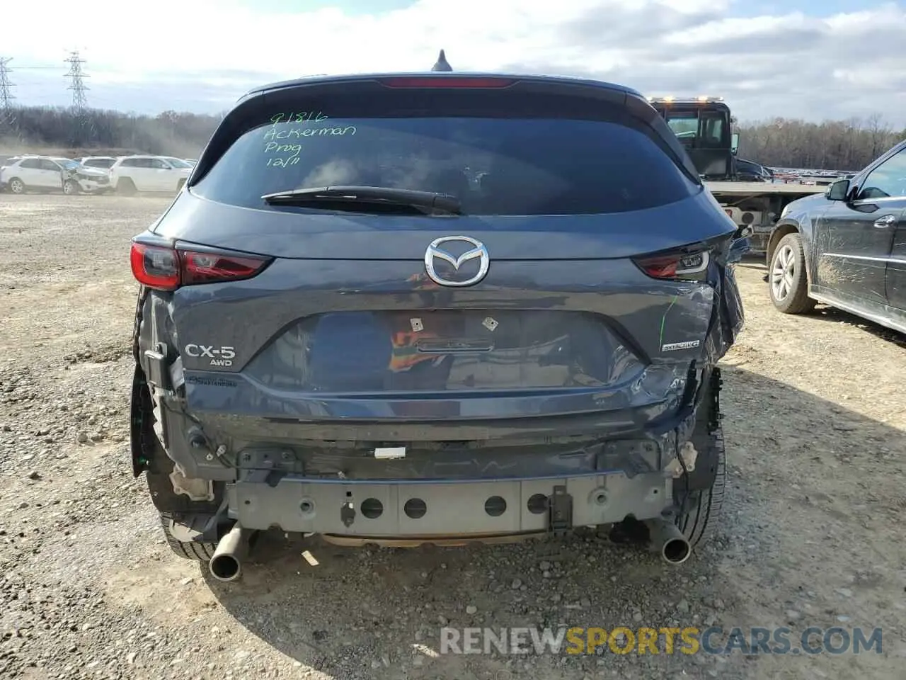6 Photograph of a damaged car JM3KFBCM7N0537903 MAZDA CX-5 PREFE 2022
