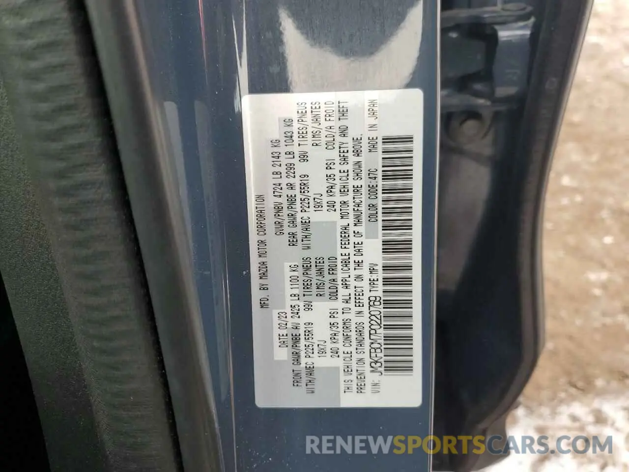 13 Photograph of a damaged car JM3KFBCM7P0220769 MAZDA CX-5 PREFE 2023