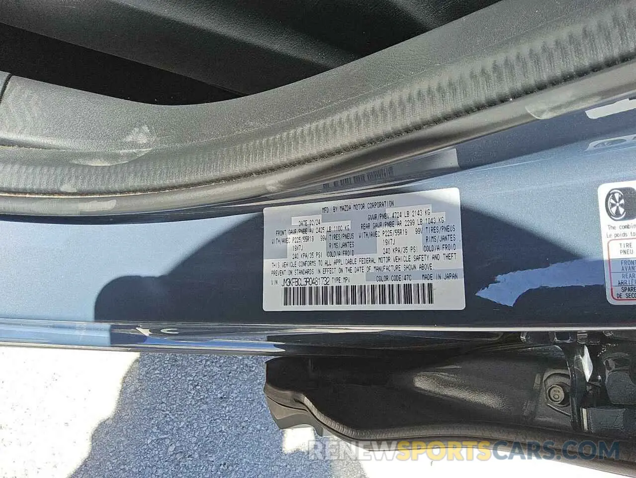 12 Photograph of a damaged car JM3KFBCL3R0481732 MAZDA CX-5 PREFE 2024