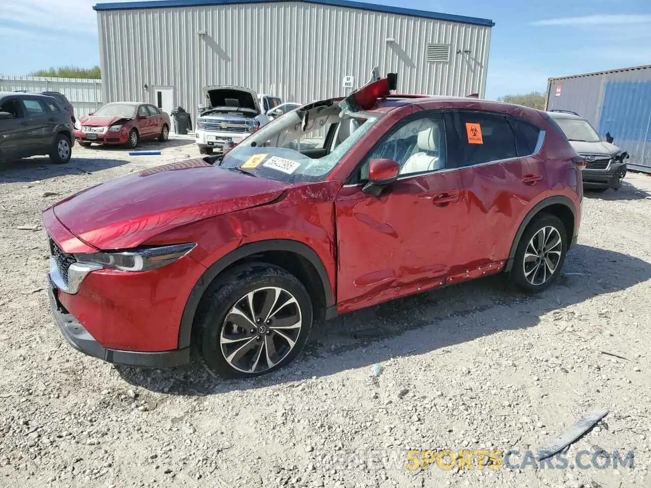 1 Photograph of a damaged car JM3KFBDM4N0550977 MAZDA CX-5 PREMI 2022