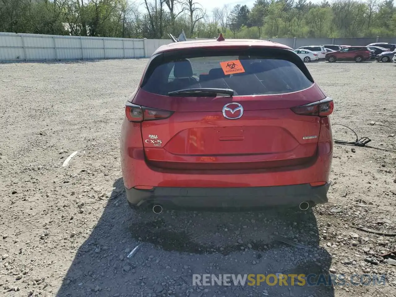 6 Photograph of a damaged car JM3KFBDM4N0550977 MAZDA CX-5 PREMI 2022