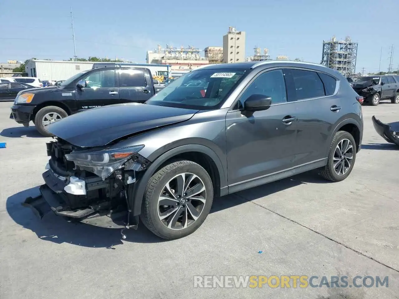 1 Photograph of a damaged car JM3KFBDM4N1632928 MAZDA CX-5 PREMI 2022