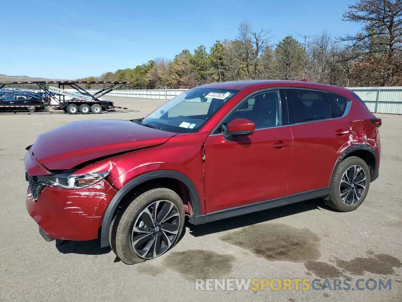 1 Photograph of a damaged car JM3KFBDM5N1569337 MAZDA CX-5 PREMI 2022