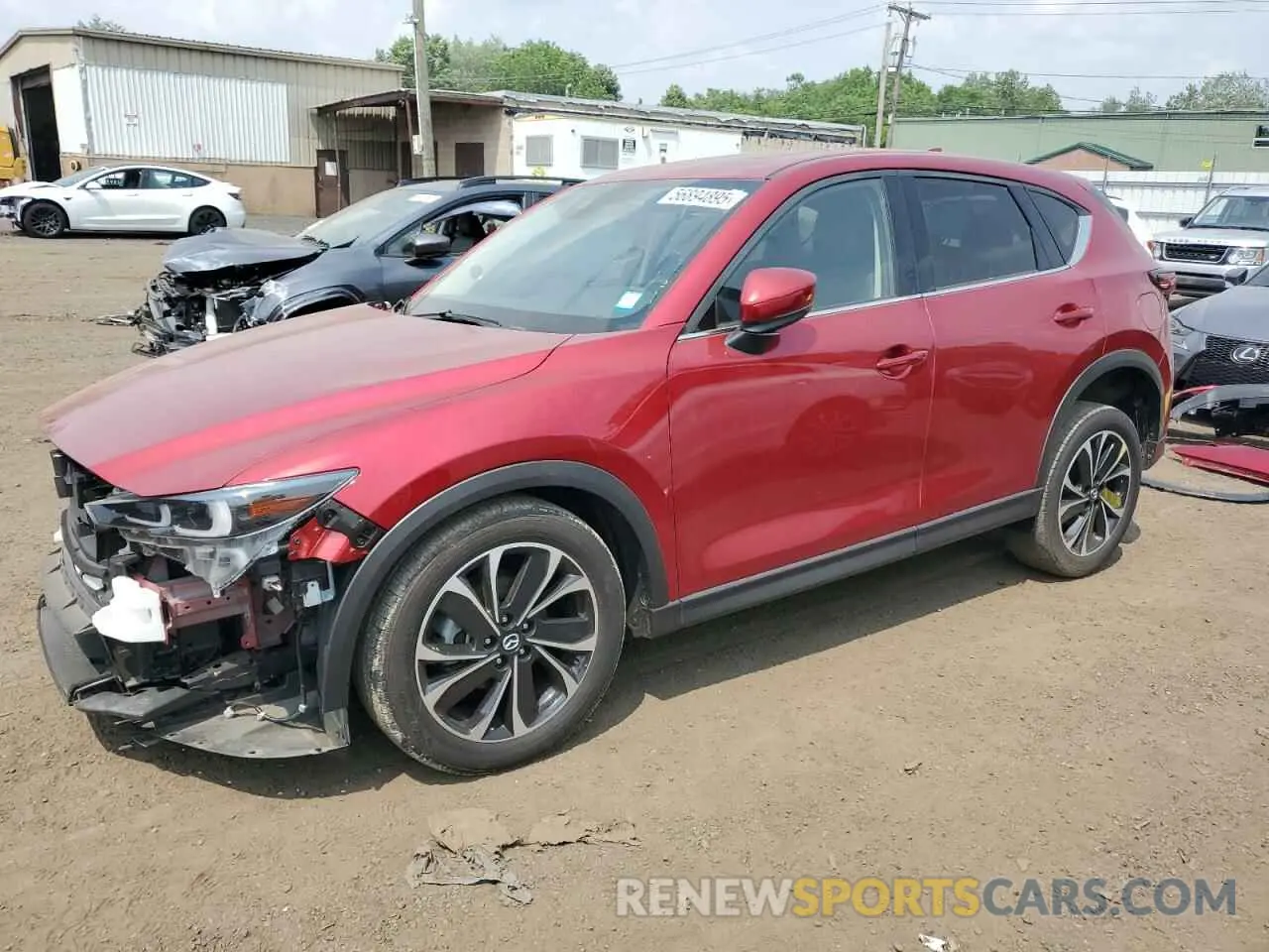 1 Photograph of a damaged car JM3KFBDM8N1535697 MAZDA CX-5 PREMI 2022