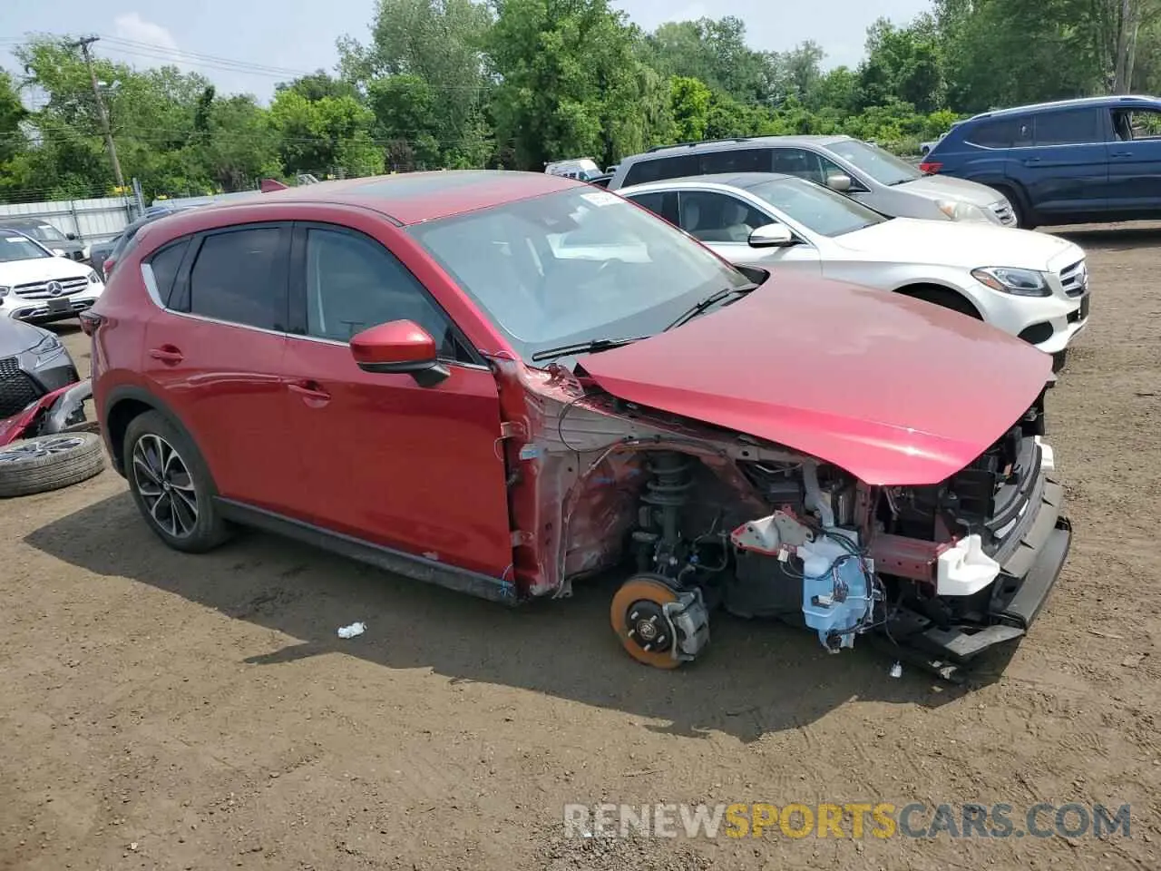 4 Photograph of a damaged car JM3KFBDM8N1535697 MAZDA CX-5 PREMI 2022