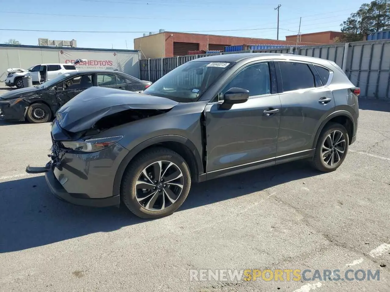 1 Photograph of a damaged car JM3KFBDMXN1626437 MAZDA CX-5 PREMI 2022