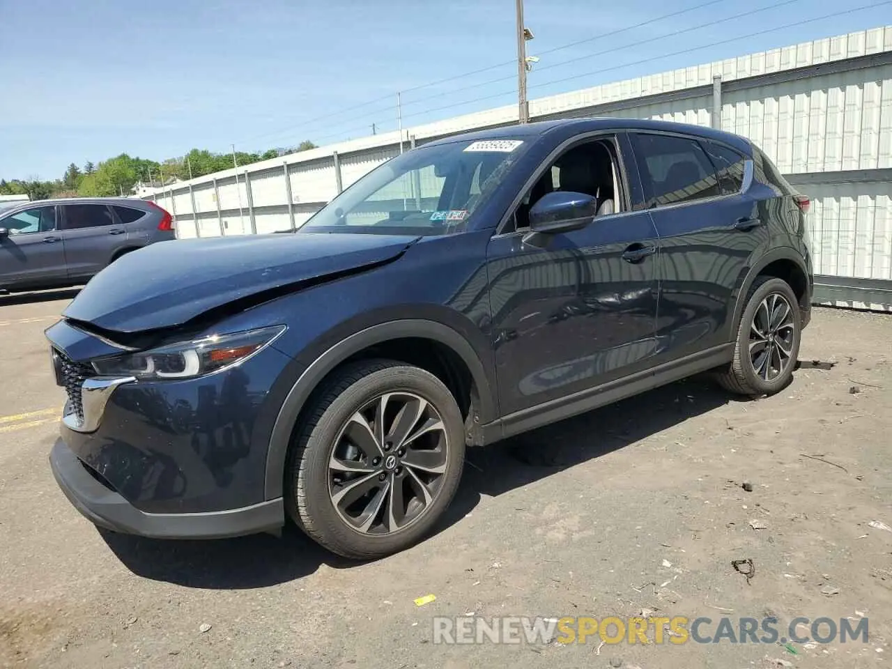 1 Photograph of a damaged car JM3KFBEM3N1619716 MAZDA CX-5 PREMI 2022
