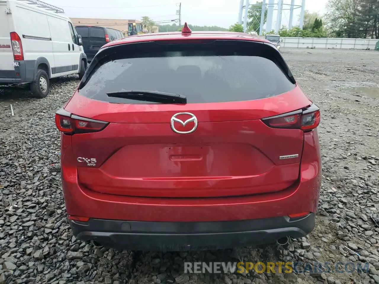6 Photograph of a damaged car JM3KFBEMXN1520603 MAZDA CX-5 PREMI 2022
