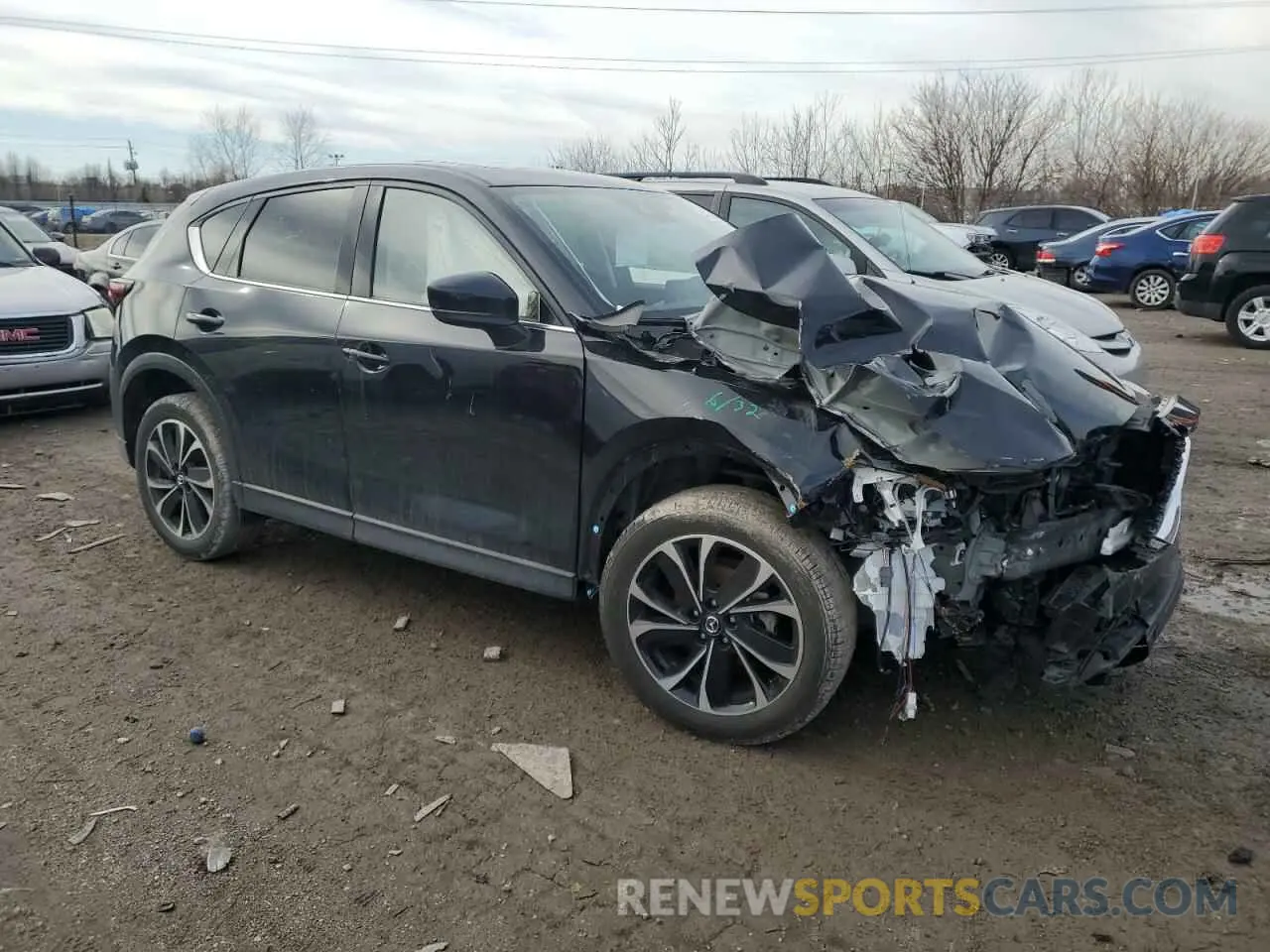 4 Photograph of a damaged car JM3KFBEM1P0100091 MAZDA CX-5 PREMI 2023