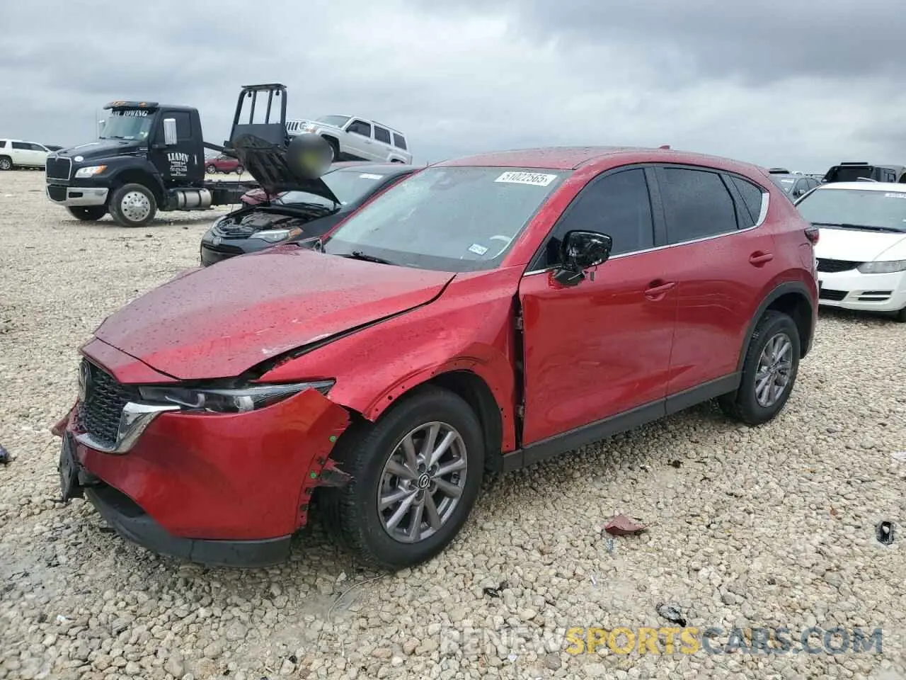 1 Photograph of a damaged car JM3KFBBM6N0536596 MAZDA CX-5 SELEC 2022