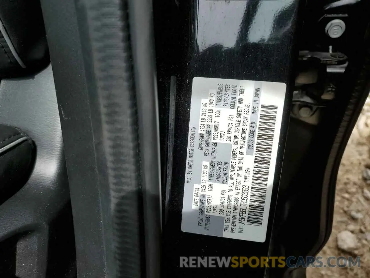 13 Photograph of a damaged car JM3KFBBL7R0503393 MAZDA CX-5 SELEC 2024