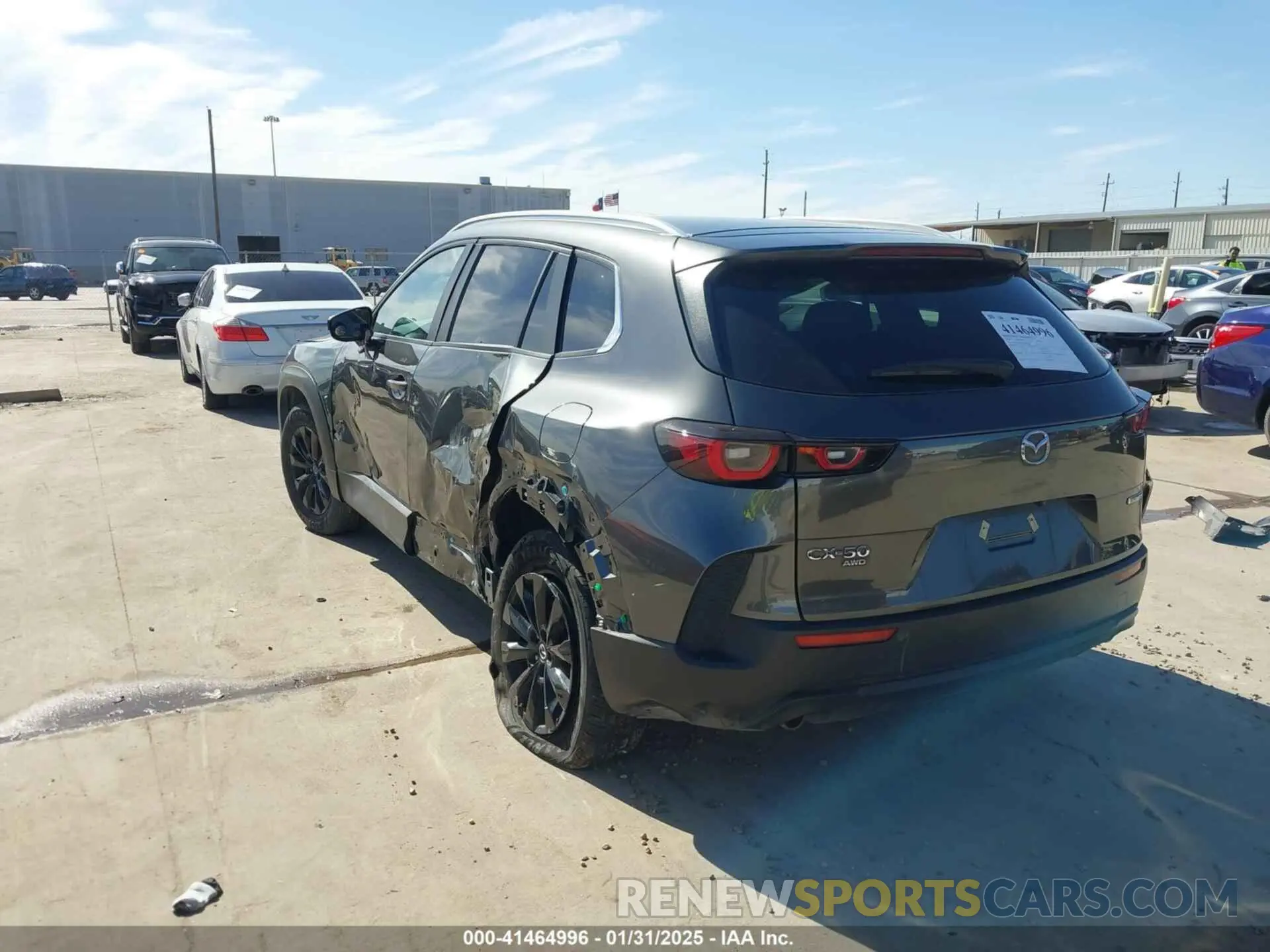3 Photograph of a damaged car 7MMVABAM5PN150568 MAZDA CX-50 2023