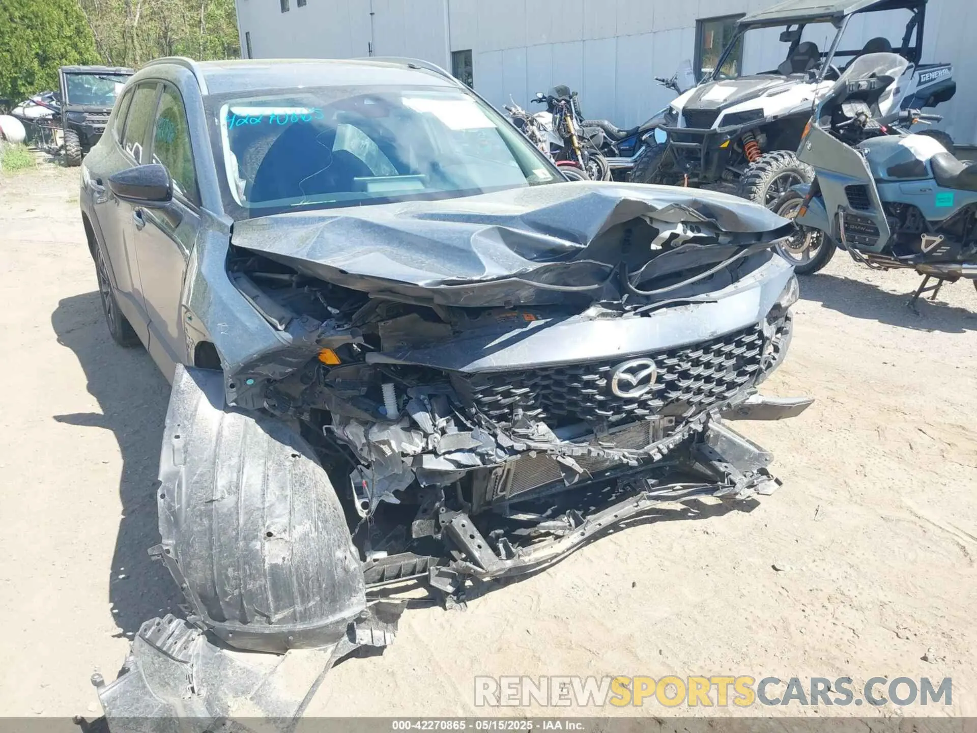 6 Photograph of a damaged car 7MMVABCMXPN142110 MAZDA CX-50 2023