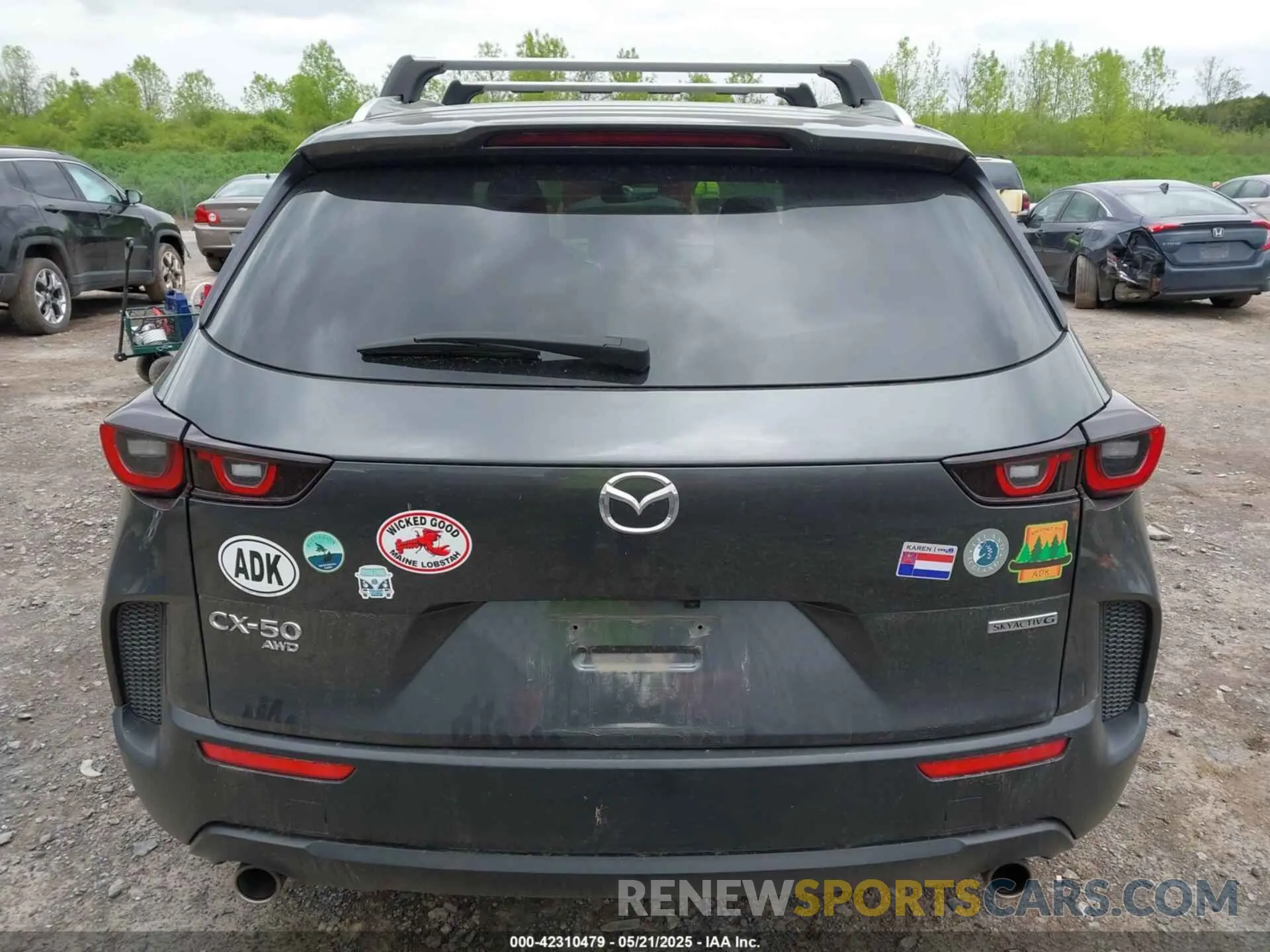 16 Photograph of a damaged car 7MMVABAM8RN183437 MAZDA CX-50 2024