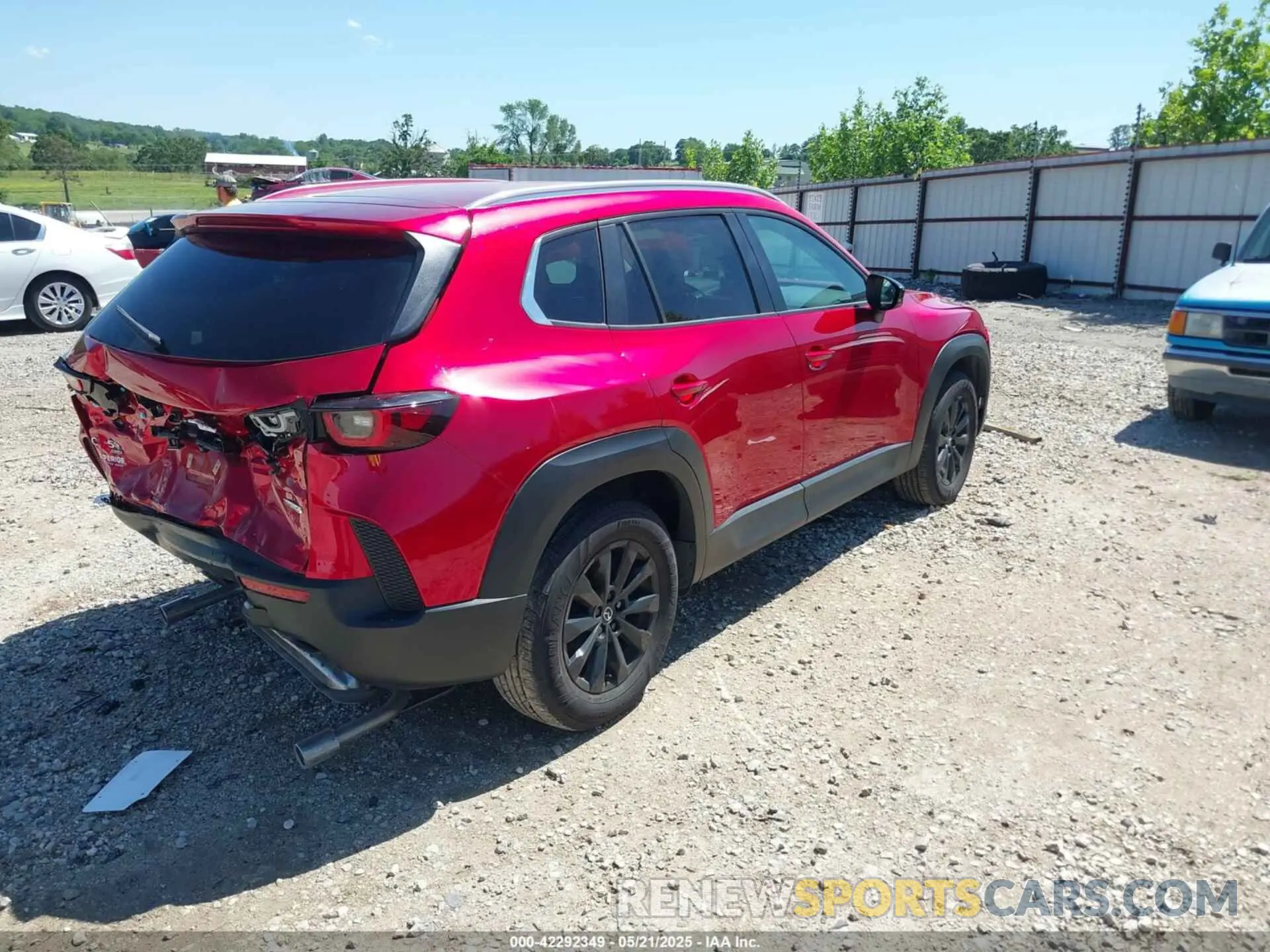 4 Photograph of a damaged car 7MMVABAM9RN242219 MAZDA CX-50 2024