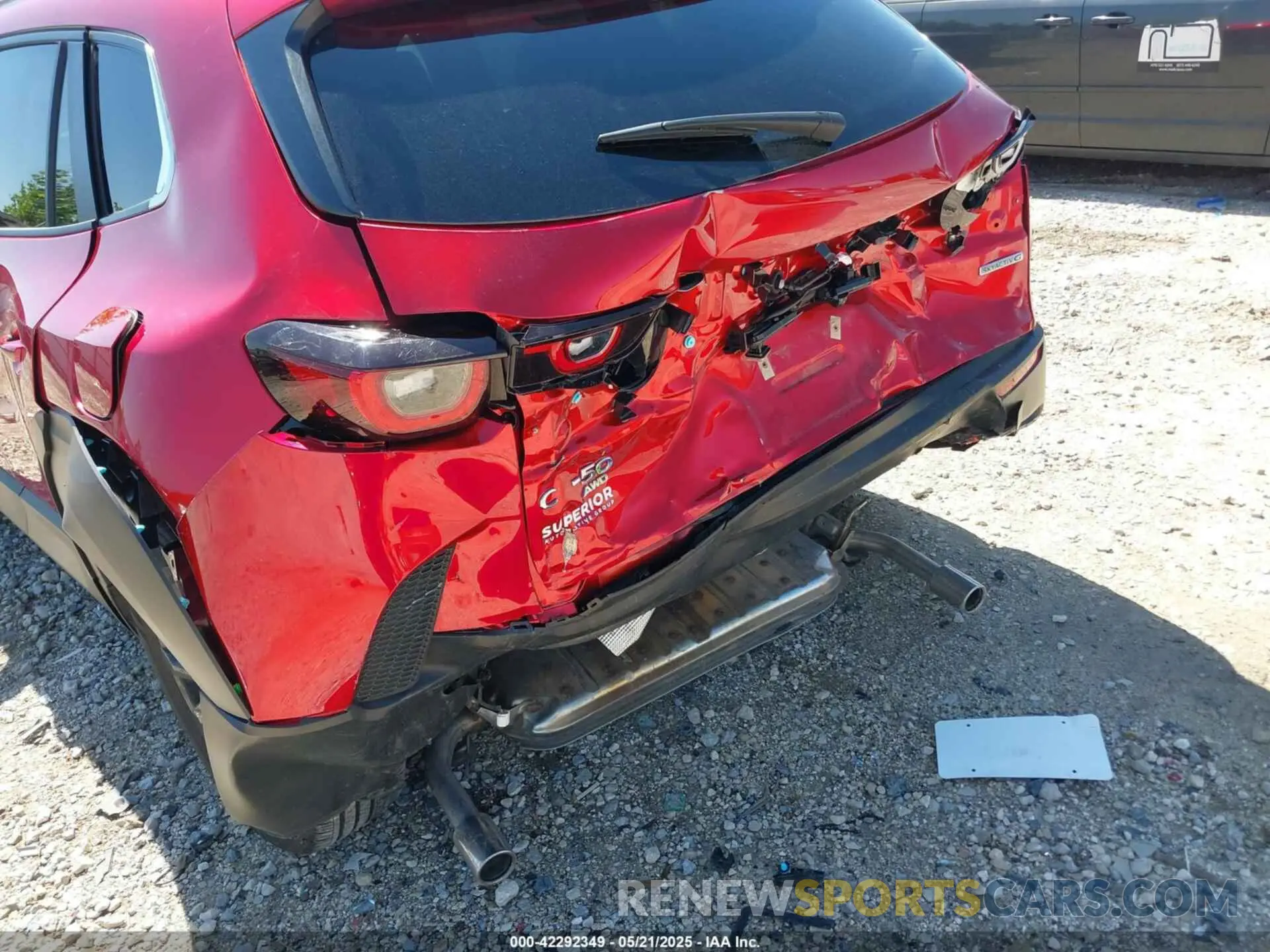 6 Photograph of a damaged car 7MMVABAM9RN242219 MAZDA CX-50 2024