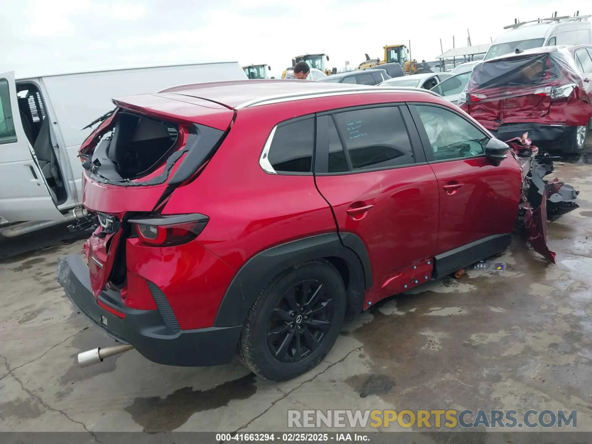 4 Photograph of a damaged car 7MMVABBM6RN175805 MAZDA CX-50 2024
