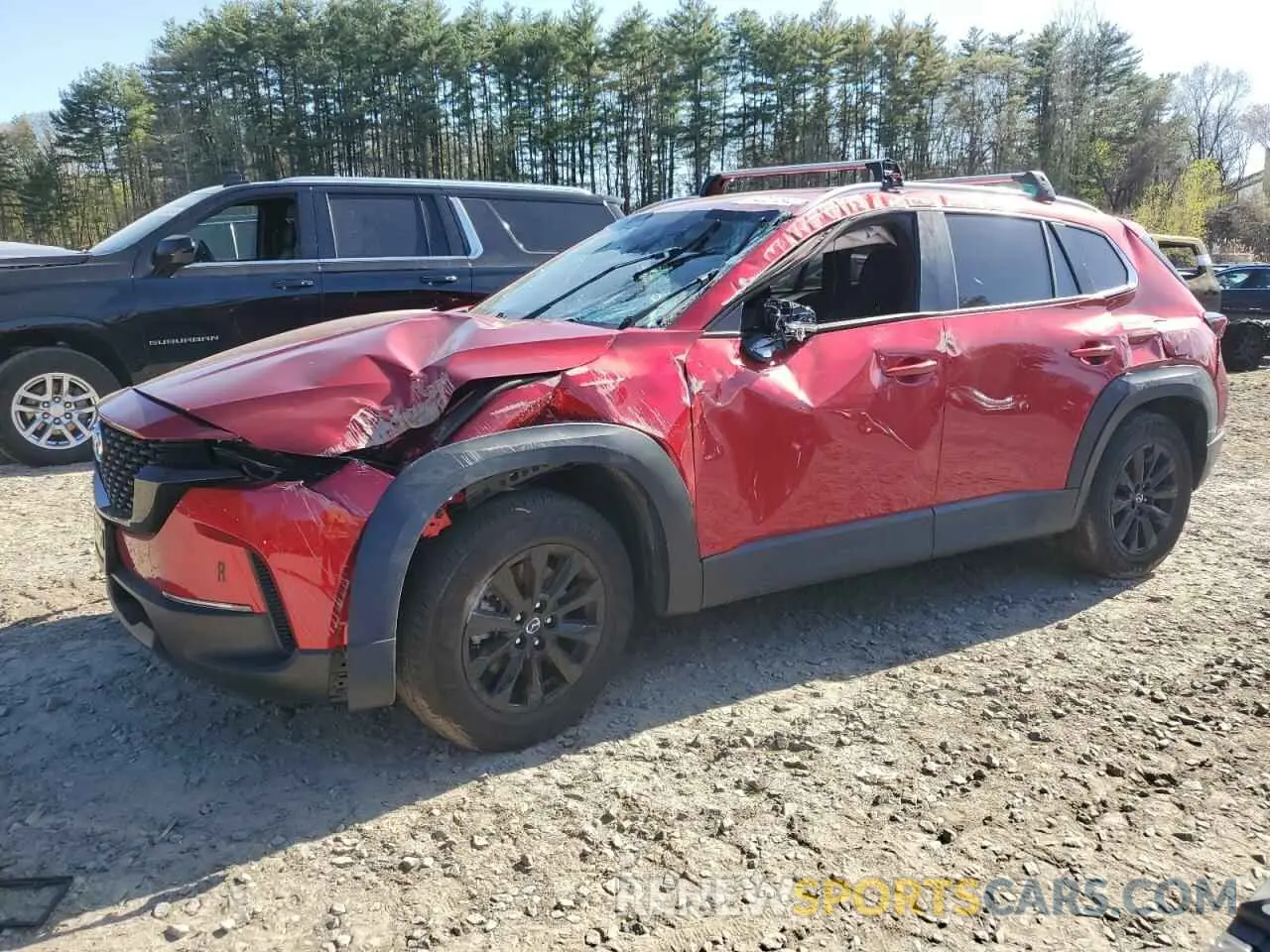 1 Photograph of a damaged car 7MMVABBM7RN235672 MAZDA CX-50 2024