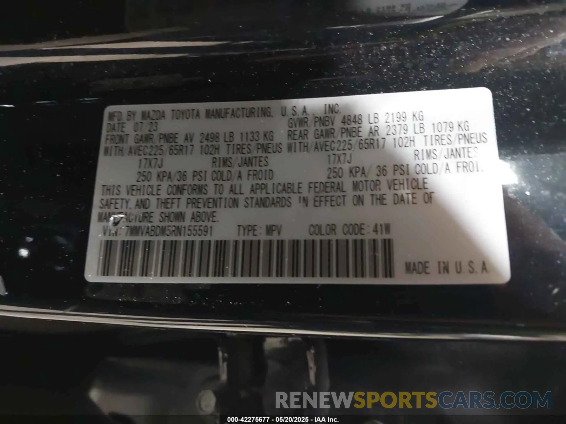 9 Photograph of a damaged car 7MMVABDM5RN155591 MAZDA CX-50 2024
