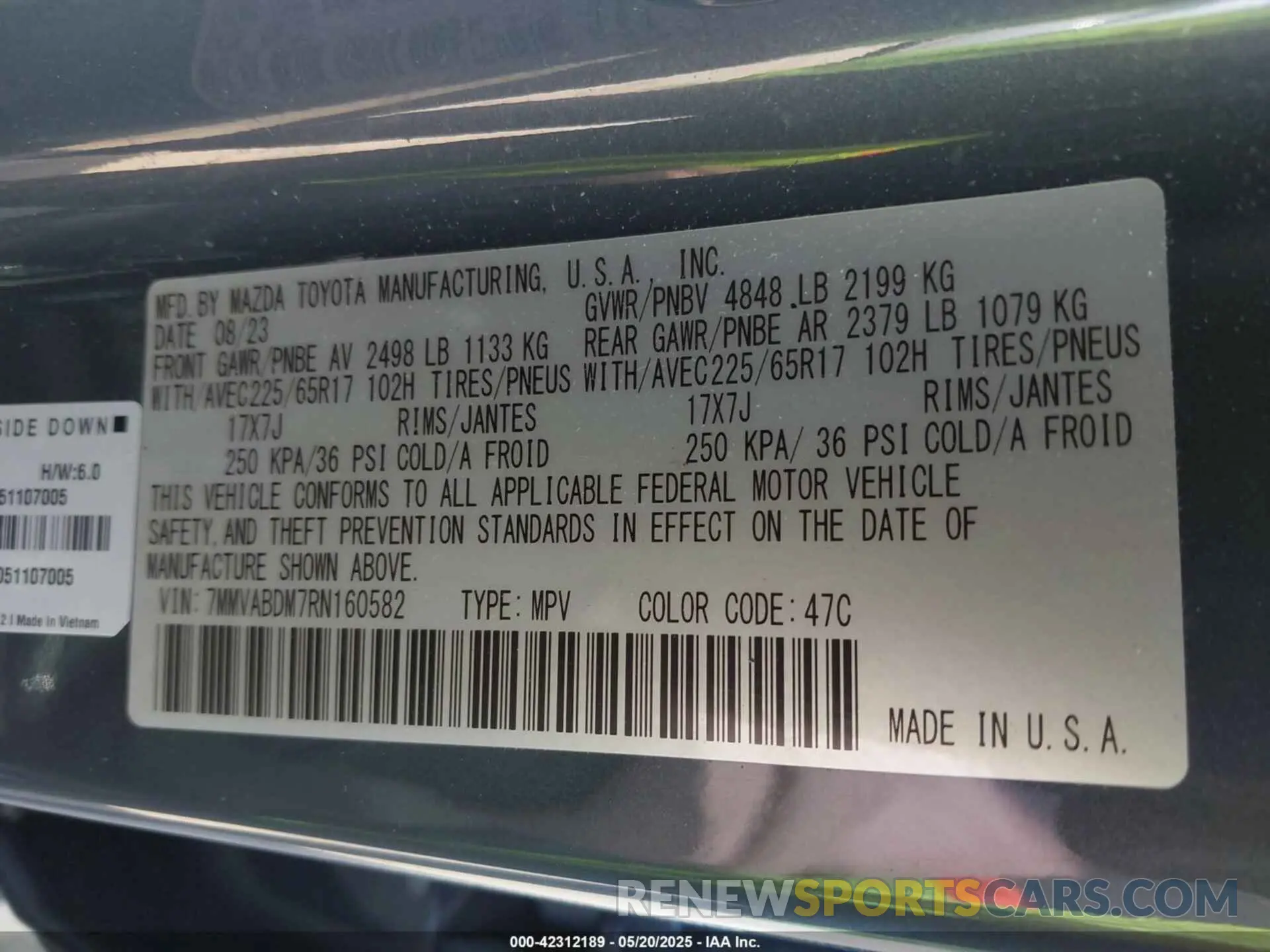9 Photograph of a damaged car 7MMVABDM7RN160582 MAZDA CX-50 2024