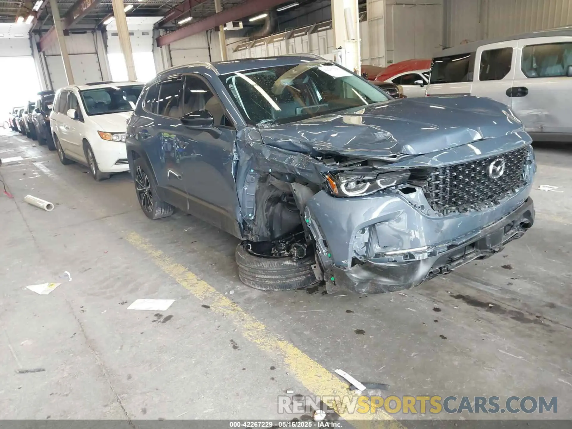 1 Photograph of a damaged car 7MMVABEM7RN194987 MAZDA CX-50 2024
