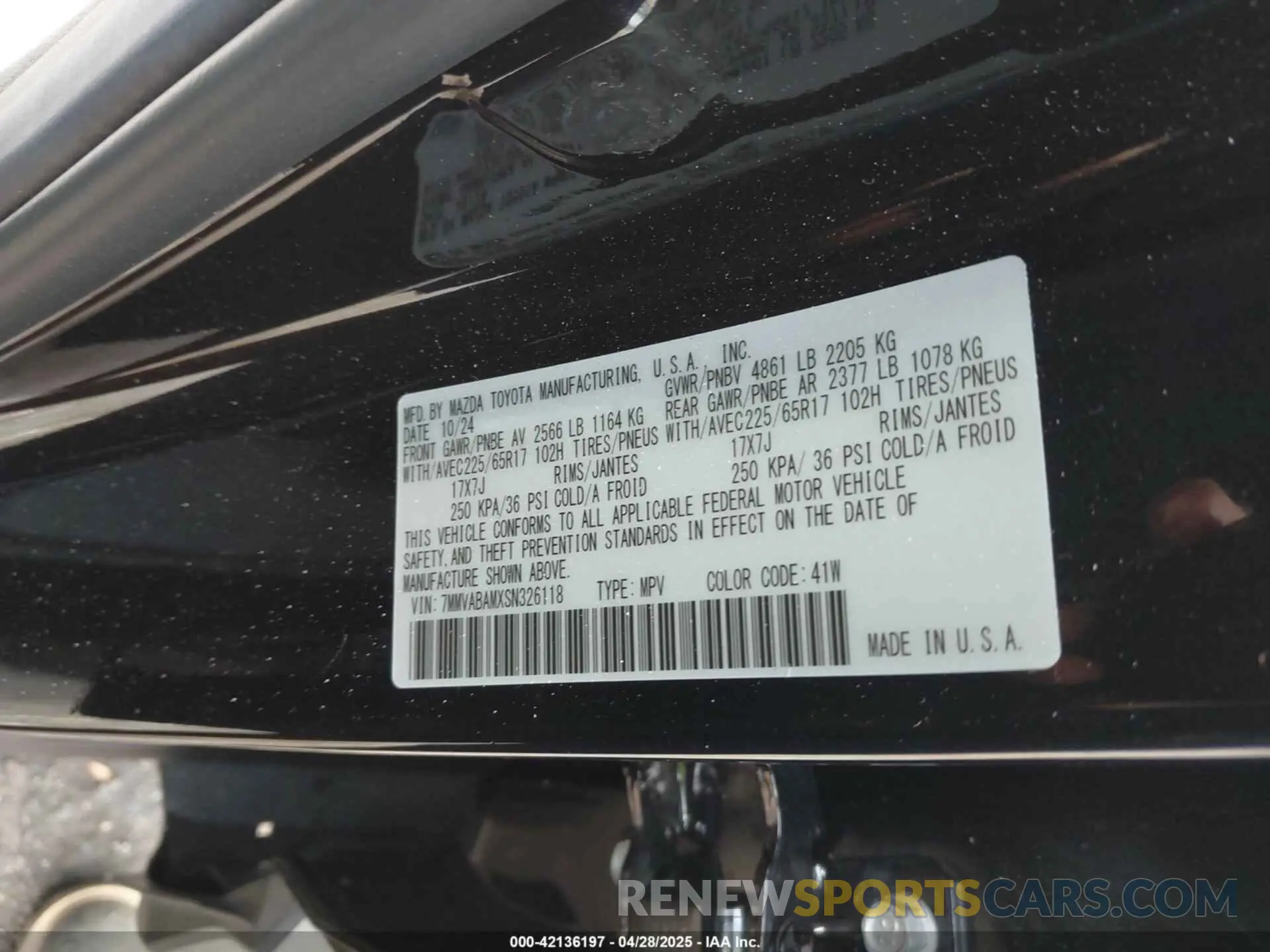 9 Photograph of a damaged car 7MMVABAMXSN326118 MAZDA CX-50 2025