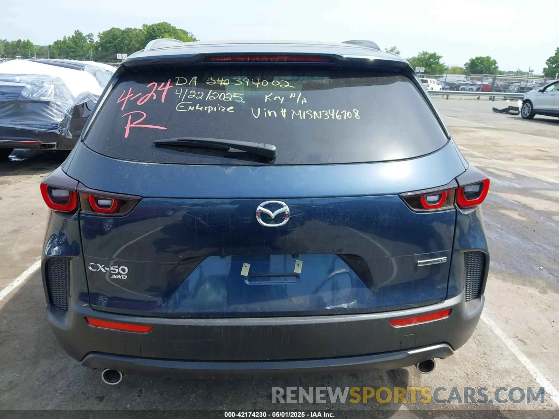 16 Photograph of a damaged car 7MMVABBM1SN346708 MAZDA CX-50 2025