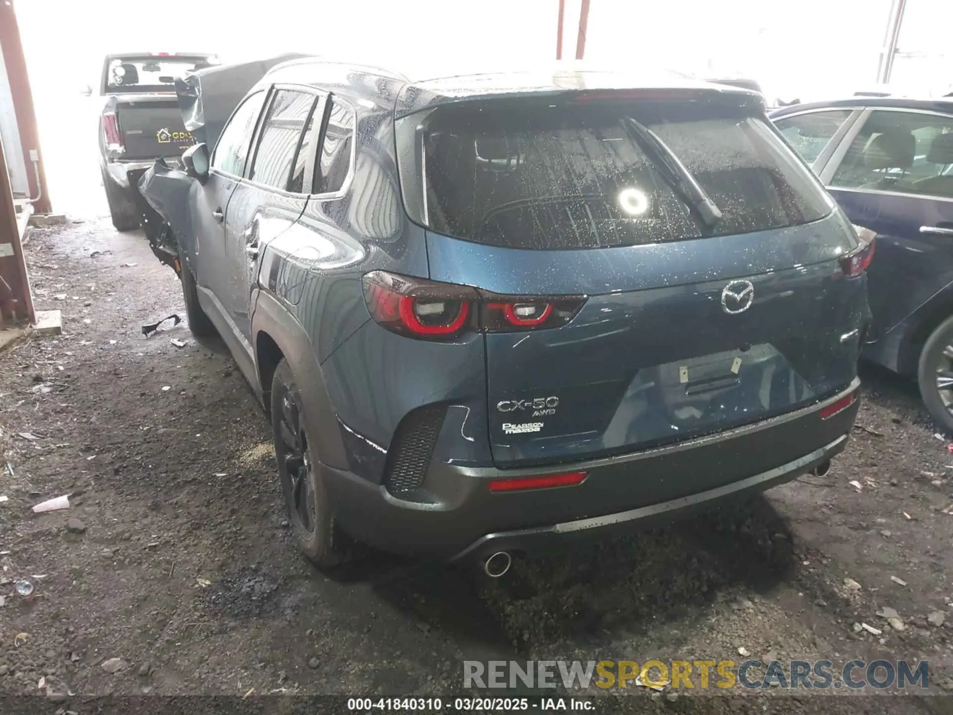 3 Photograph of a damaged car 7MMVABBM6SN302350 MAZDA CX-50 2025