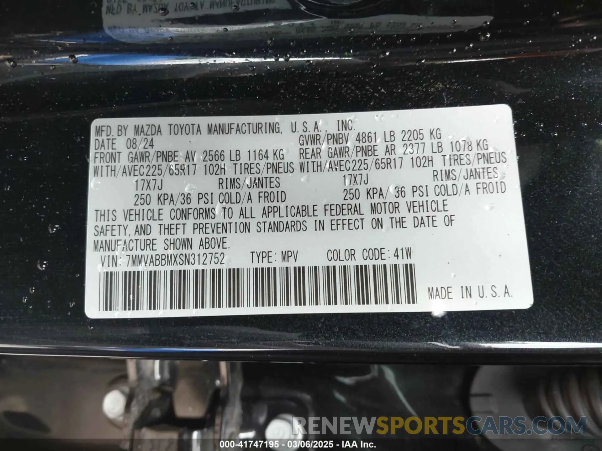 9 Photograph of a damaged car 7MMVABBMXSN312752 MAZDA CX-50 2025