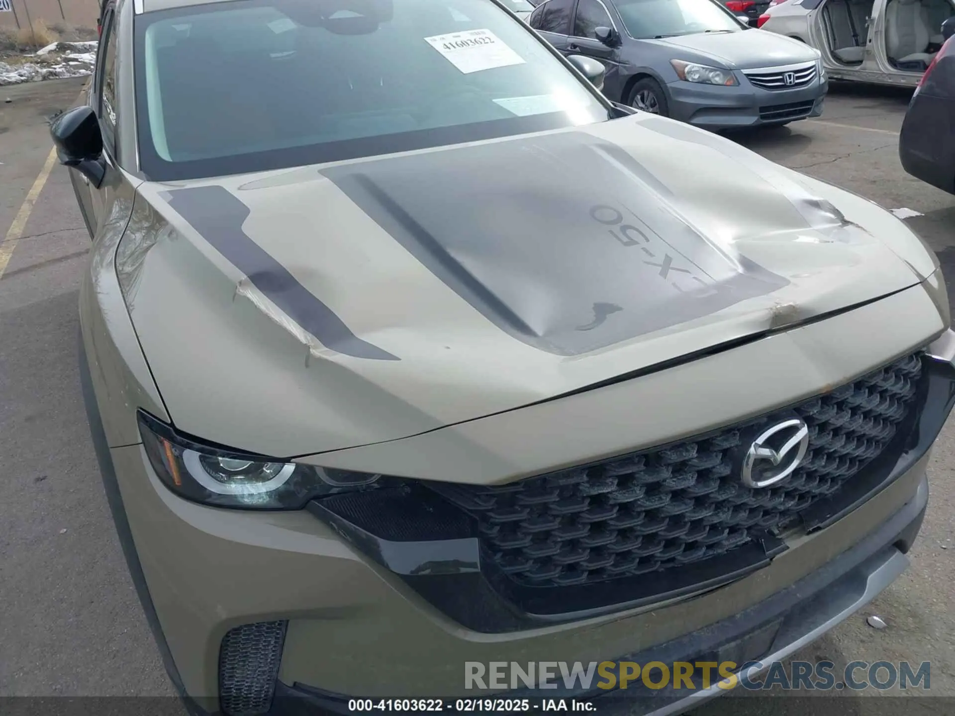 6 Photograph of a damaged car 7MMVABXY5SN311620 MAZDA CX-50 2025
