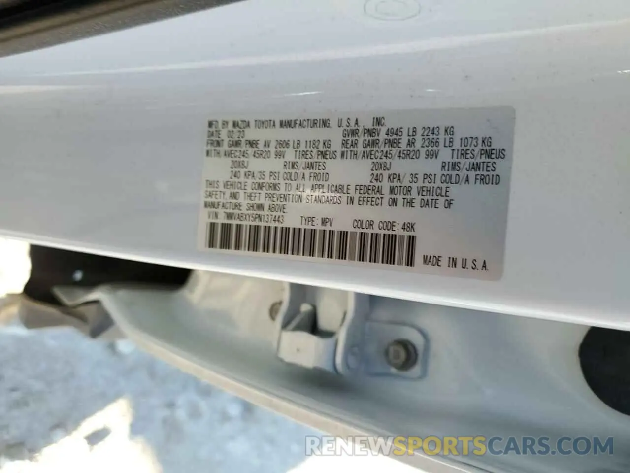 14 Photograph of a damaged car 7MMVABXY5PN137443 MAZDA CX-50 BASE 2023