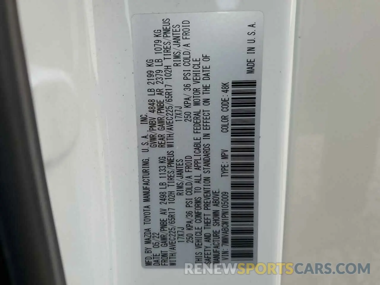 14 Photograph of a damaged car 7MMVABCM1PN105009 MAZDA CX-50 PREF 2023