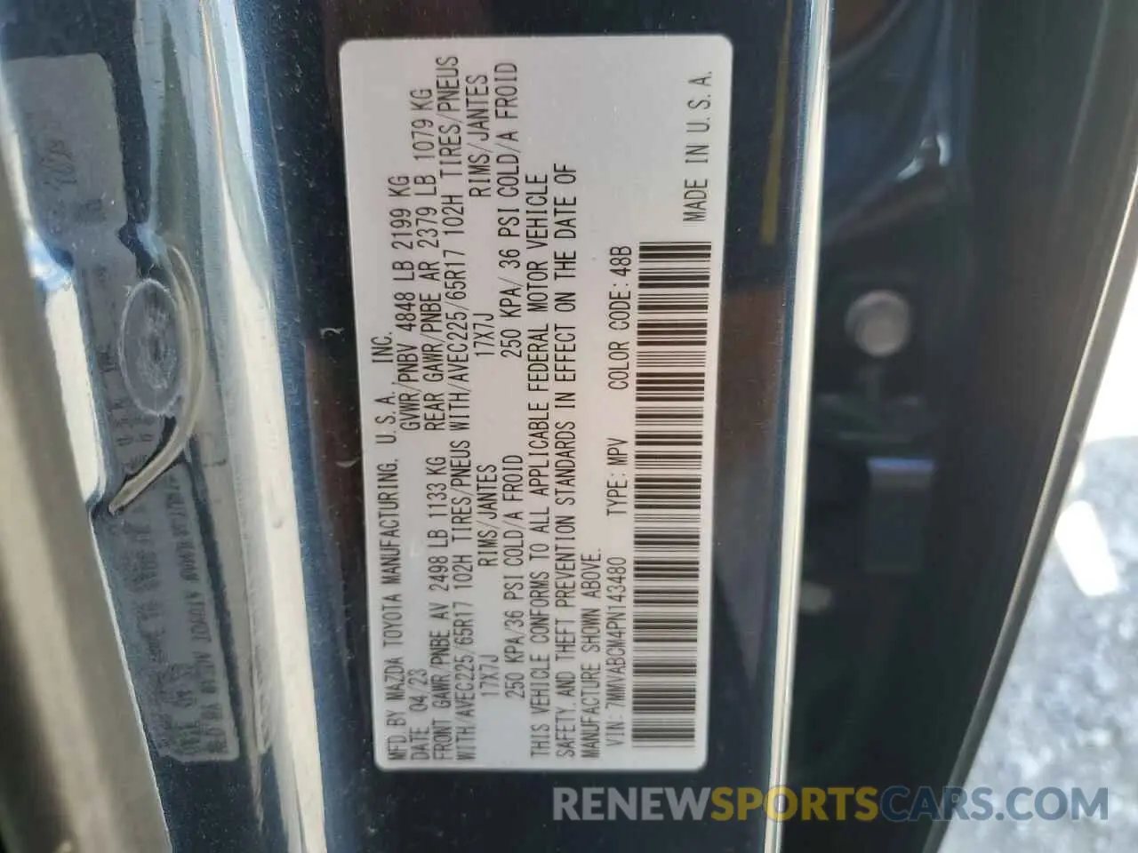 13 Photograph of a damaged car 7MMVABCM4PN143480 MAZDA CX-50 PREF 2023