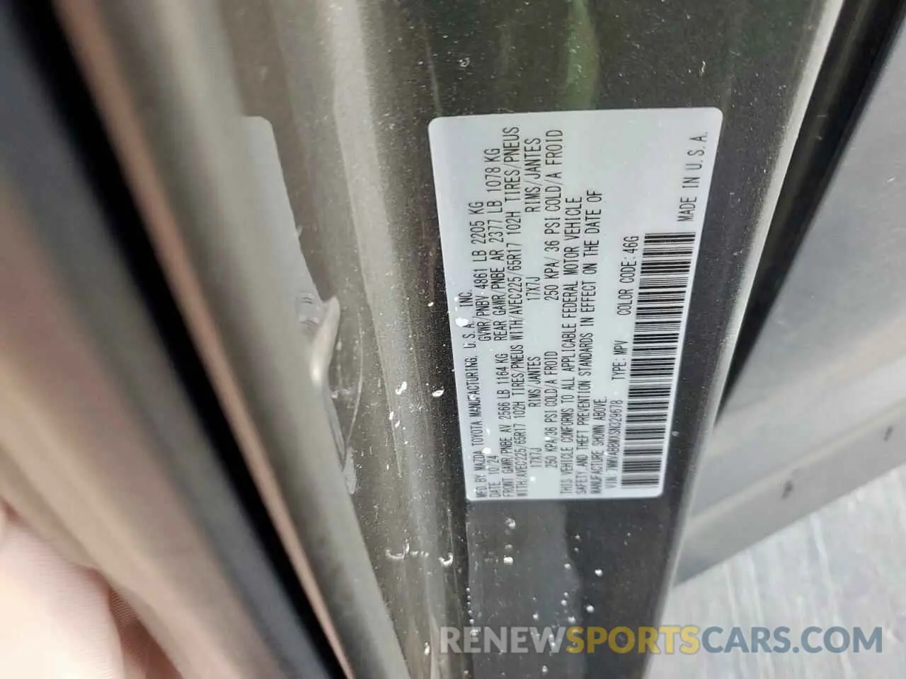 14 Photograph of a damaged car 7MMVABBMXSN329678 MAZDA CX-50 PREF 2025