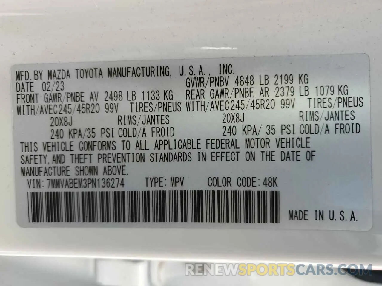 14 Photograph of a damaged car 7MMVABEM3PN136274 MAZDA CX-50 PREM 2023
