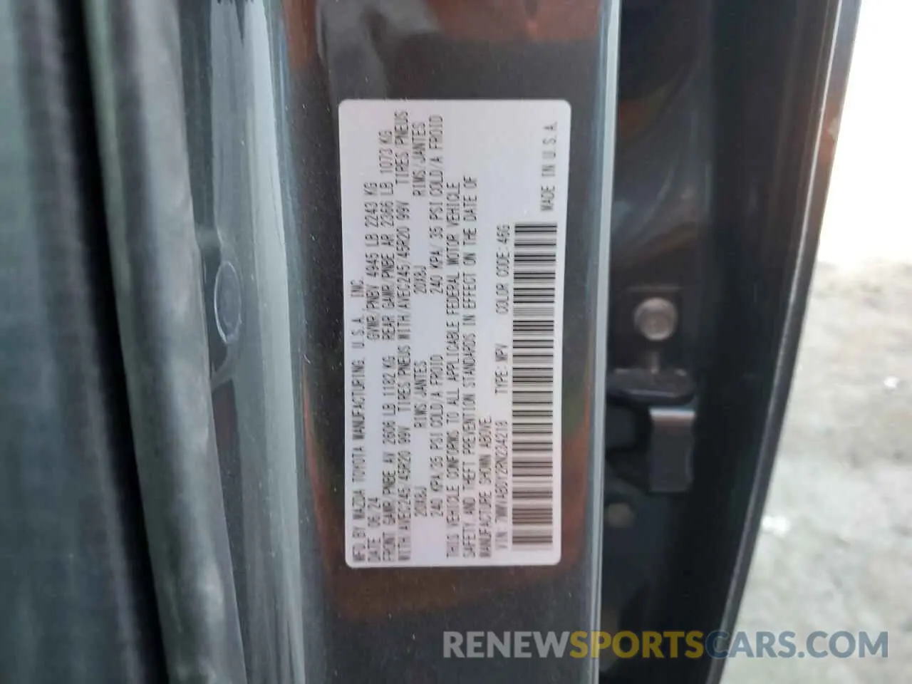 14 Photograph of a damaged car 7MMVABDY2RN234218 MAZDA CX-50 PREM 2024
